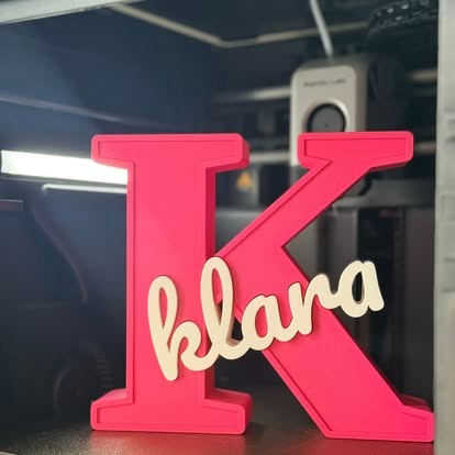 Personalizirani inicijal s imenom
