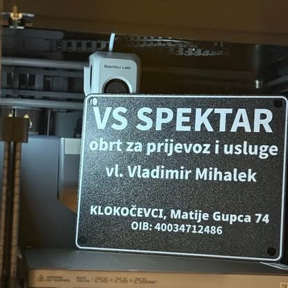 Izrada ploča za obrtnike i tvrtke